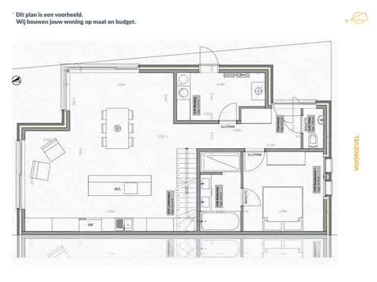 Nieuwbouw Huis Te Koop 3 slaapkamers 2 badkamers Leerbeek