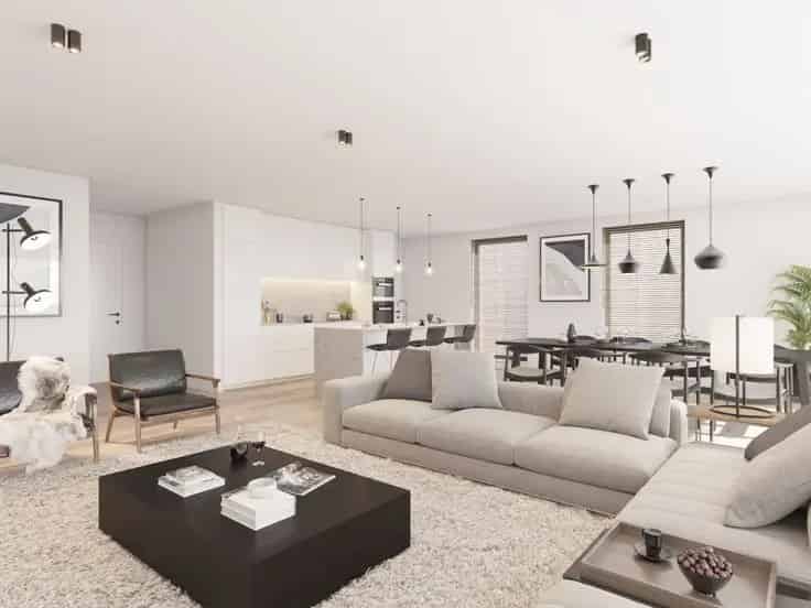 Nieuwbouwappartement Brugge 103m² 2 slaapkamers ruim terras