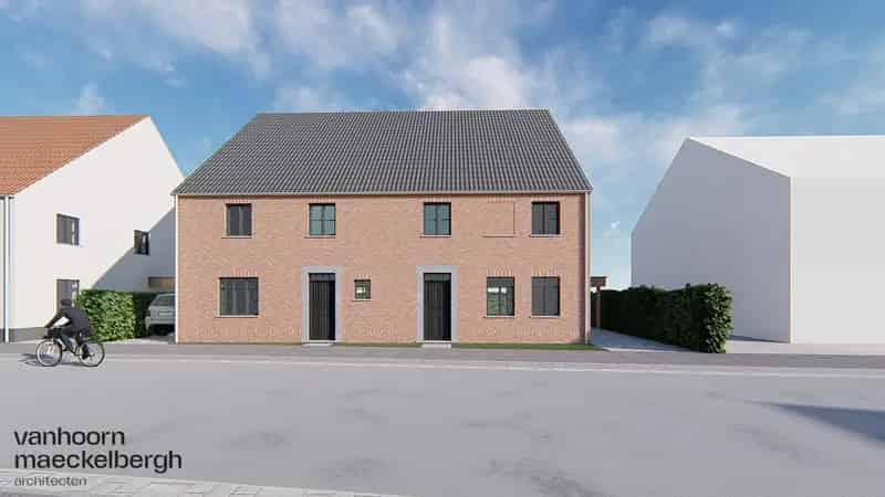 Ruime nieuwbouw gezinswoning met zongerichte tuin in Gistel.