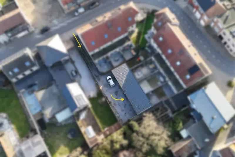 Ruime garage (16,50 m²) in hartje Bekegem