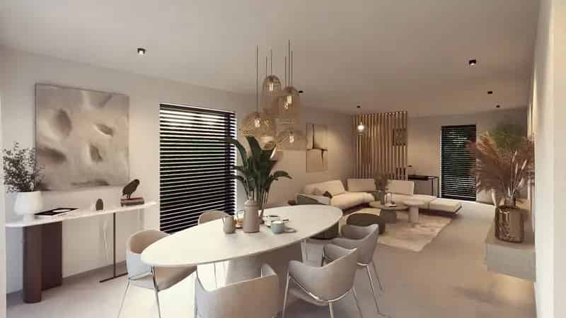 Ruime casco-nieuwbouwwoning met 3 slpk'ers op een perceel van 4a 33ca