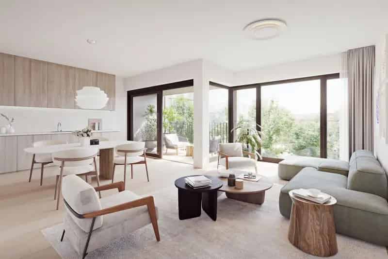 Nieuwbouw Appartementen Elsene EPC A++ Gemeenschappelijke Tuin