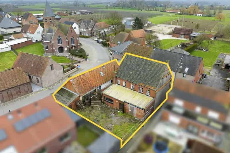 Bouwgrond Markegem 430m² 3 Gezinswoningen