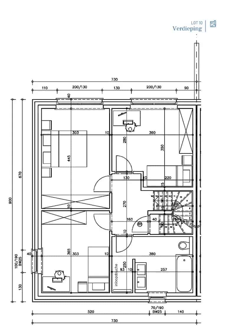 Denderleeuw, Anjelierenlaan - Steenweg - Fase 2 (Anjelierenlaan) - woningen: Lot 10