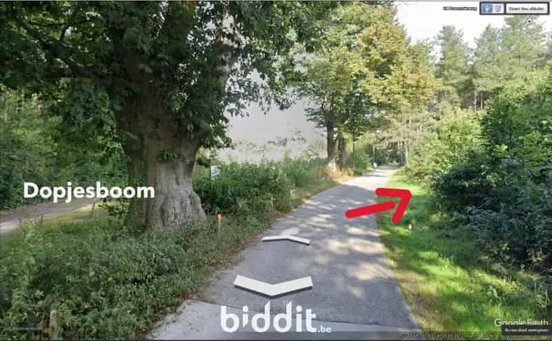 2 percelen bos te Aarschot (Langdorp), Processieweg