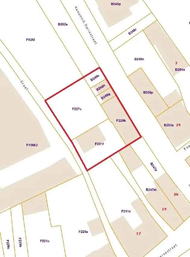 Projectgrond in het centrum van Borgloon – Vergund voor 5 appartementen
