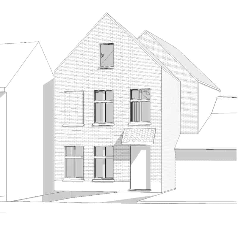 Bouwgrond Sint-Denijs: Af te breken woning met uniek zicht