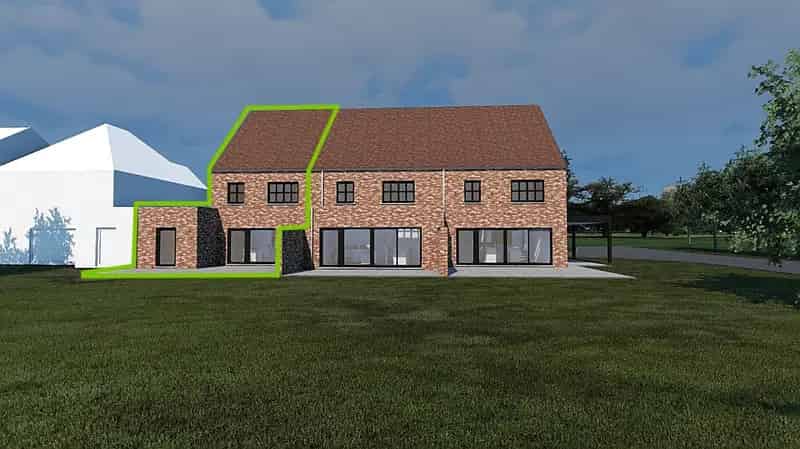 Gesloten nieuwbouwwoning in een rustige straat te Sint-Lievens-Houtem - Bavegem