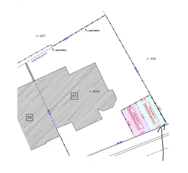 Parkeerplaats dichtbij zee