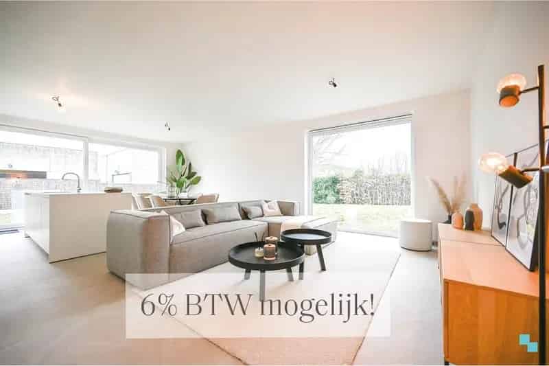 Hedendaagse, energiezuinige nieuwbouwwoning te Waregem