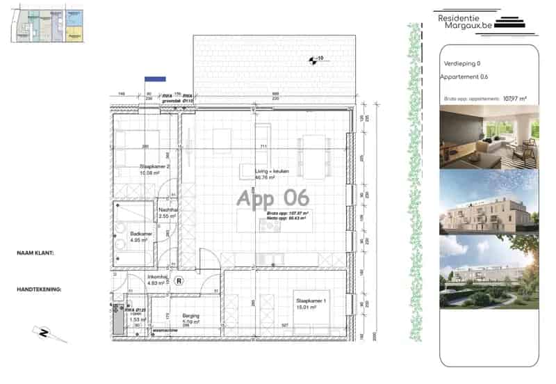 Gelegen op het gelijkvloers van residentie Margaux vinden we dit ruim en lichtrijk appartement terug met 2 slaapkamers en private tuin!
Het appartement is volledig afgewerkt met oog voor kwaliteit afwerking en comfort!
Uniek aan dit hoekappartement is zek