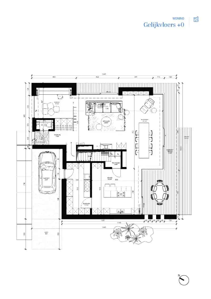 Moderne nieuwbouwwoning te koop in Ertvelde – winddicht opgeleverd, afwerking naar eigen smaak!