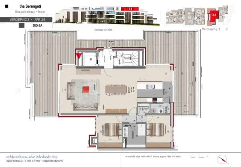 Nieuwbouw appartement te koop in Ieper