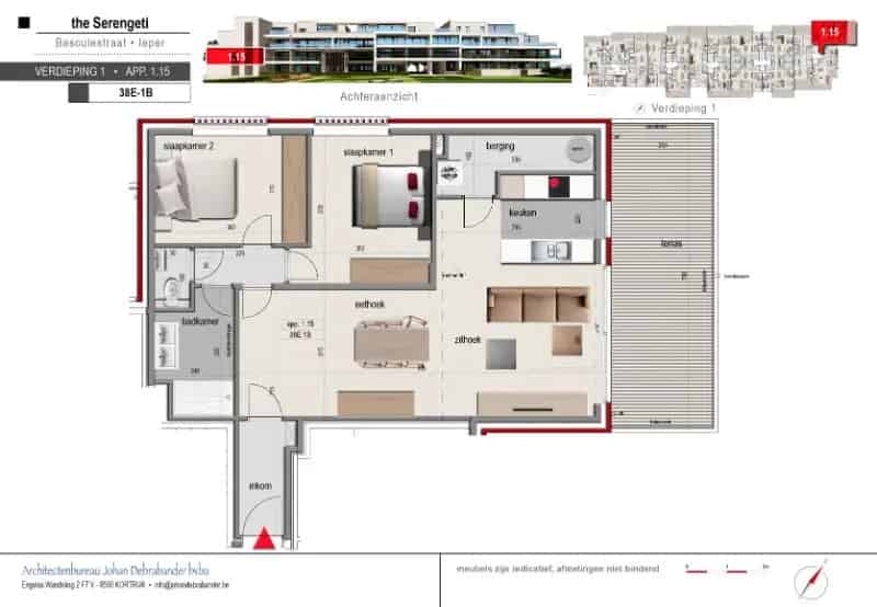 Nieuwbouw appartement te koop in Ieper
