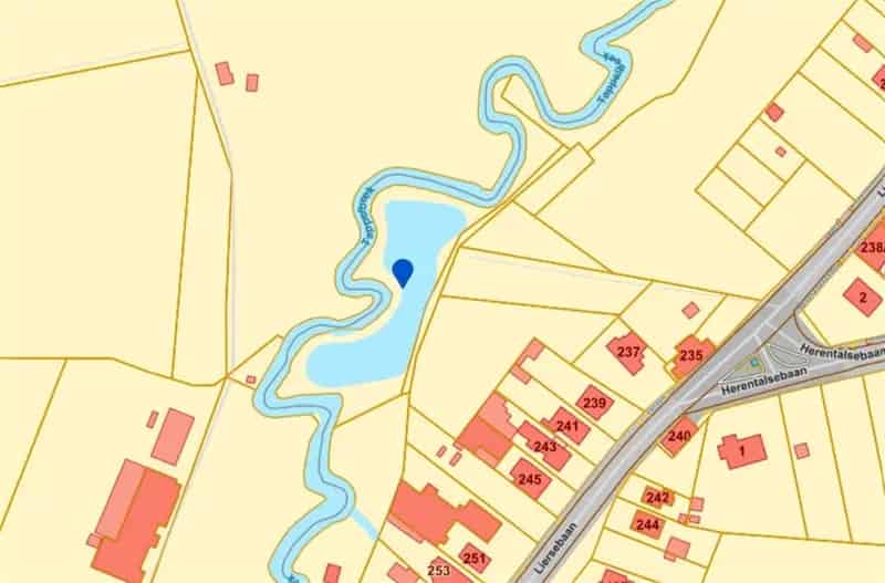 Grond met vijver op 58a te Zandhoven