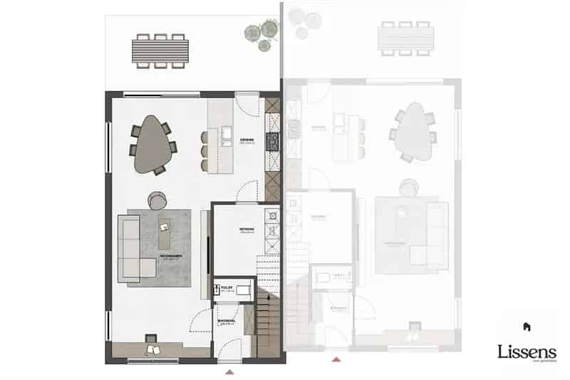 Kwalitatief afgewerkte nieuwbouwwoning met 3 slk.