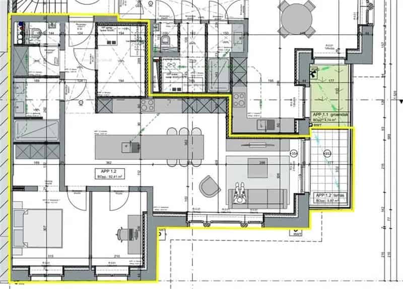 Nieuwbouw appartement te koop in Wetteren