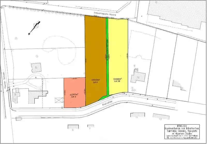 BOUWGROND LOT 3: 1.247,70 m²       