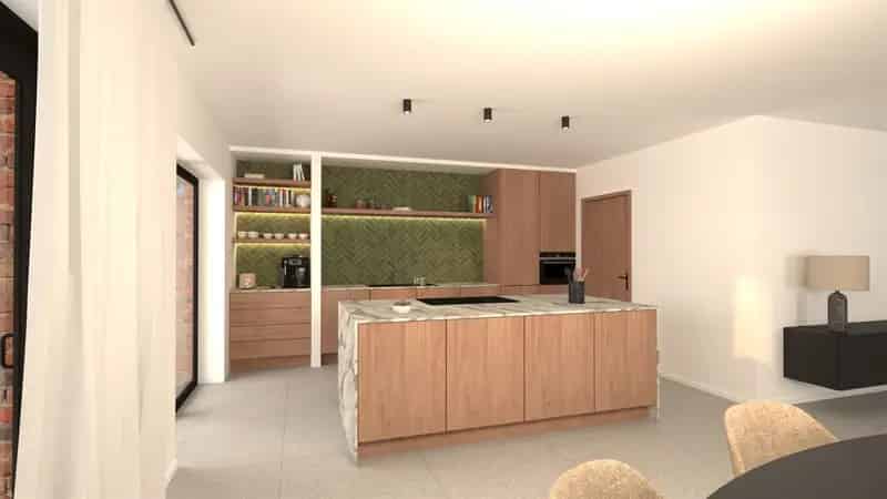 NIEUWBOUWWONING (6% BTW MOGELIJK!!) MET 4 SLAAPKAMERS OP RUSTIG DOCH CENTRAAL GELEGEN PERCEEL VAN 6A 67CA TE HAM
