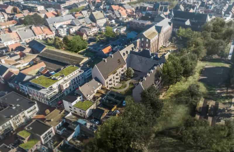 Ondergrondse parkeergarage in centrum Maaseik