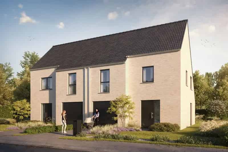 HECTAAR bouwt 6 halfopen nieuwbouwwoningen te Lebbeke