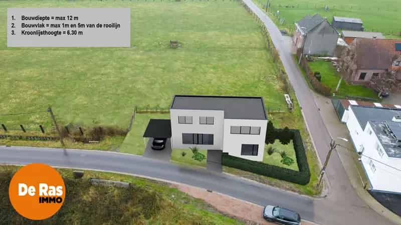 SINT-LIEVENS-HOUTEM - Zeer mooi gelegen perceel voor HOB