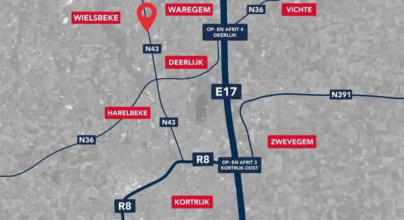 Nieuwbouw bedrijfsgebouw te koop in Waregem