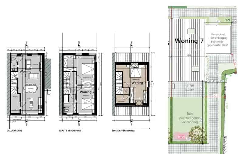 7 nieuwbouwwoningen