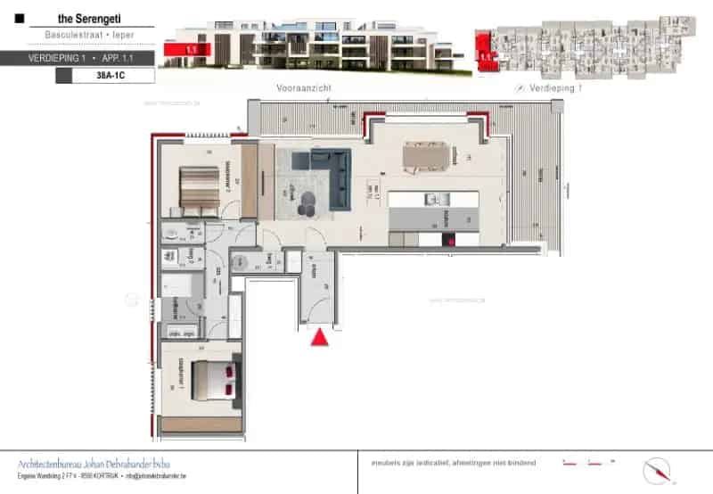 Nieuwbouw appartement te koop in Ieper