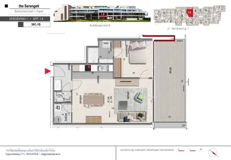 Nieuwbouw appartement te koop in Ieper
