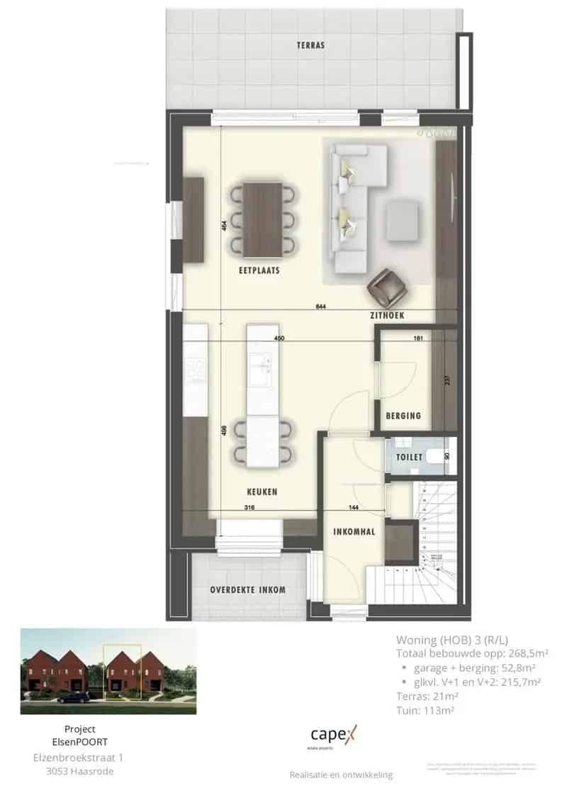 Nieuwbouw huis te koop in Haasrode