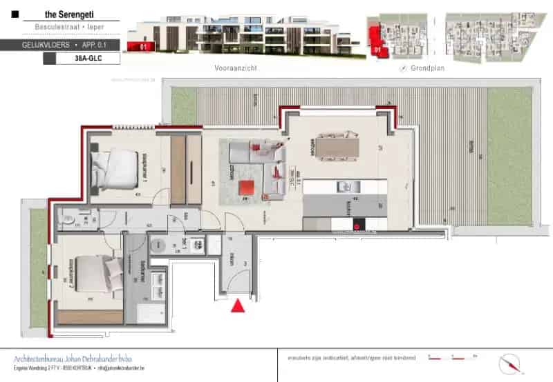 Nieuwbouw appartement te koop in Ieper