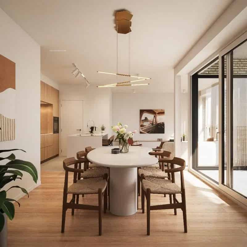 Nieuwbouw gelijkvloersappartement te koop in Kortrijk