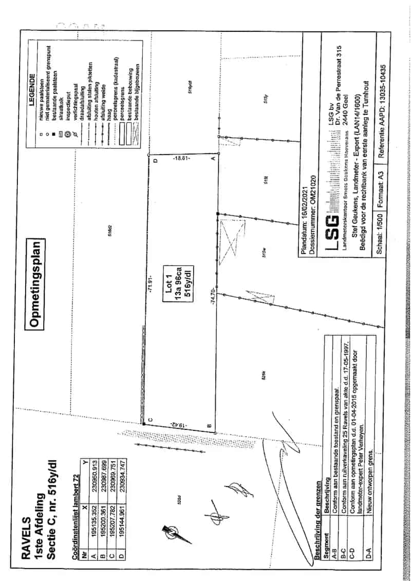 Ruime bouwgrond 3596.9m² in groene omgeving