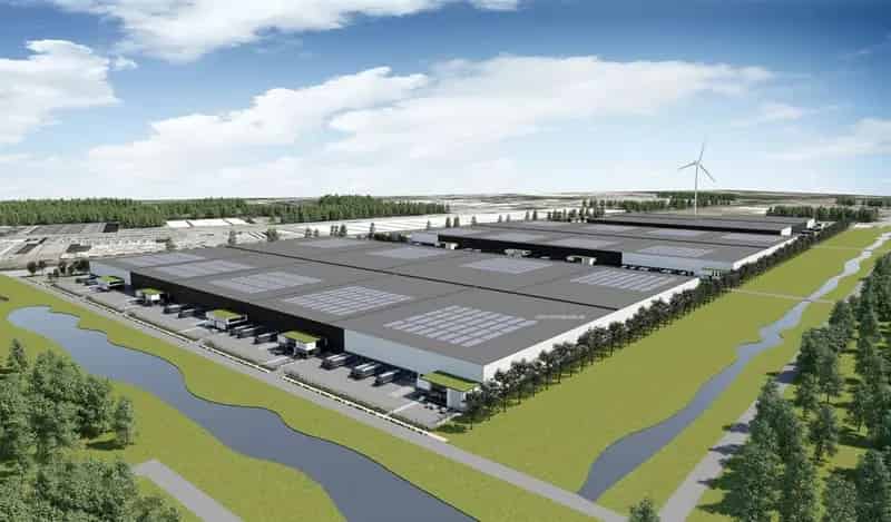 Nieuwbouw bedrijfsgebouw te huur in Genk Green Logistics Genk