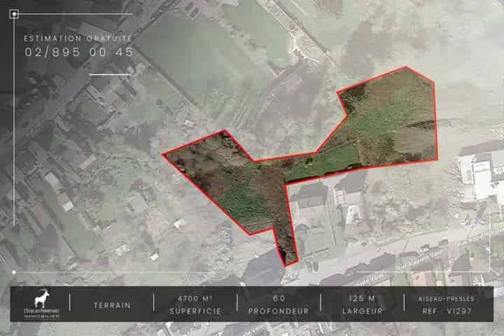 Bouwgrond te koop in Aiseau-Presles