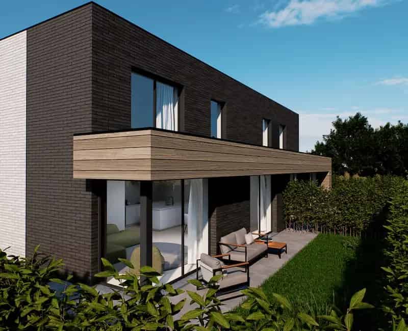 7 nieuwbouw vakantiewoningen te Nieuwpoort-Bad