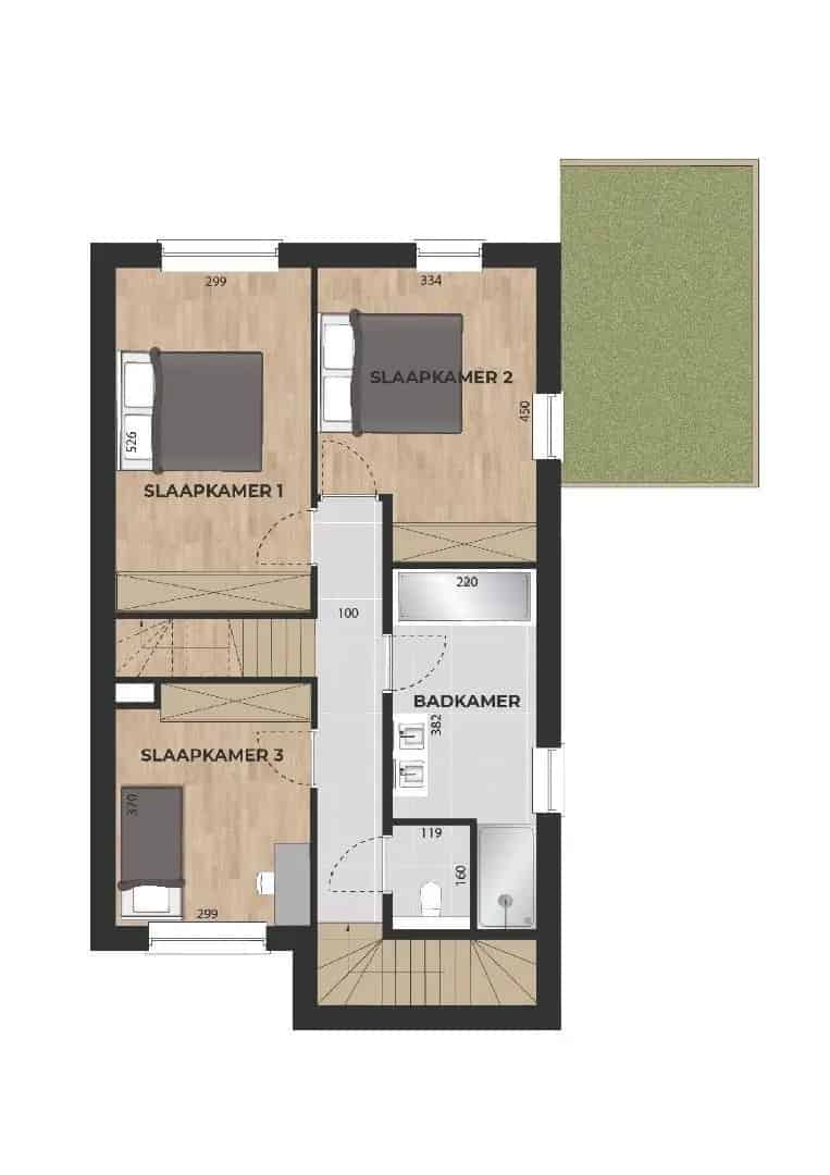 Halfvrijstaande woning in landelijke stijl op 3 a 70 ca (lot 5) (IN OPTIE).
