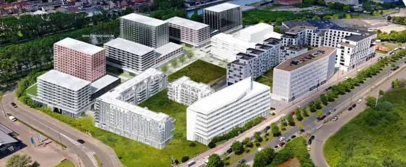 Nieuwbouw kantoren te huur in Anderlecht