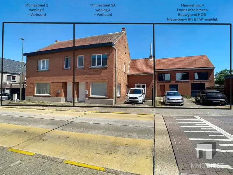 Projecteigendom ( 2 woningen en bouwgrond HOB )