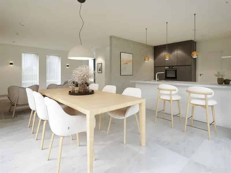 Half open BEN woning met 3 slaapkamer en zuid tuin op ruim perceel 300m² (LOT2)