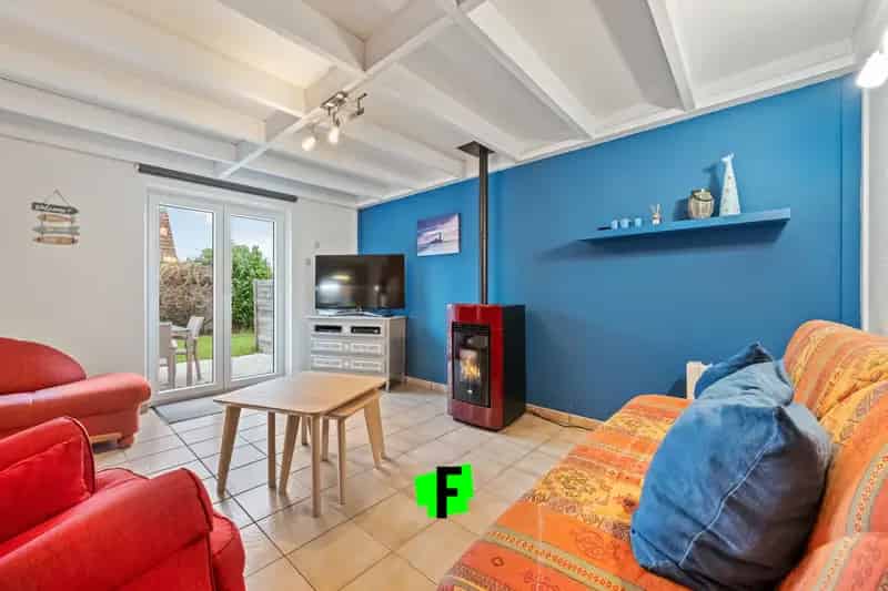 Ruime (3slpk) vakantiewoning in zorgvuldig onderhouden park te Bredene met grote tuin