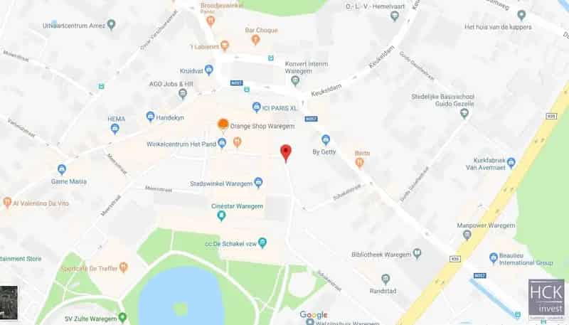 WAREGEM – Autostaanplaats in centrum Waregem (Markt)