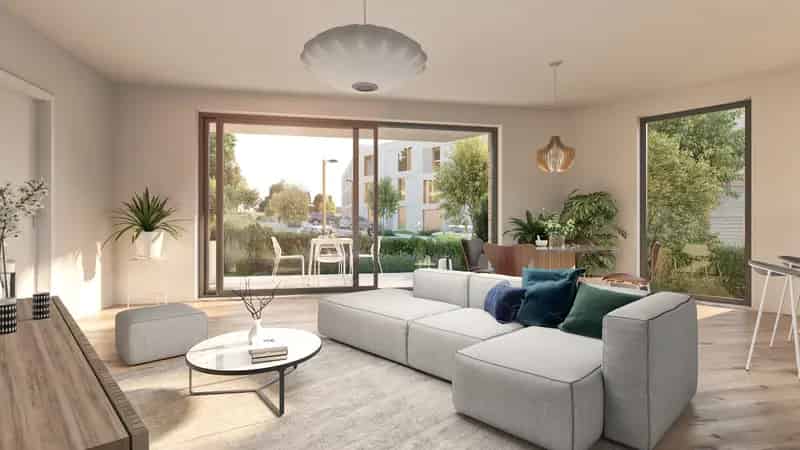 Penthouse met twee slaapkamers in Ukkel