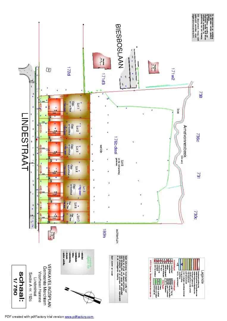 Perceel grond: Lot 2 van de verkaveling