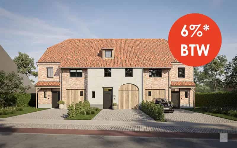 Gesloten nieuwbouwwoning met garage en 3 slaapkamers