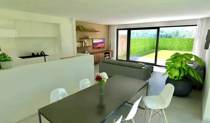 NIEUWBOUW HALFOPEN WONING MET 3 SLAAPKAMERS, GARAGE EN TUIN (361m²)