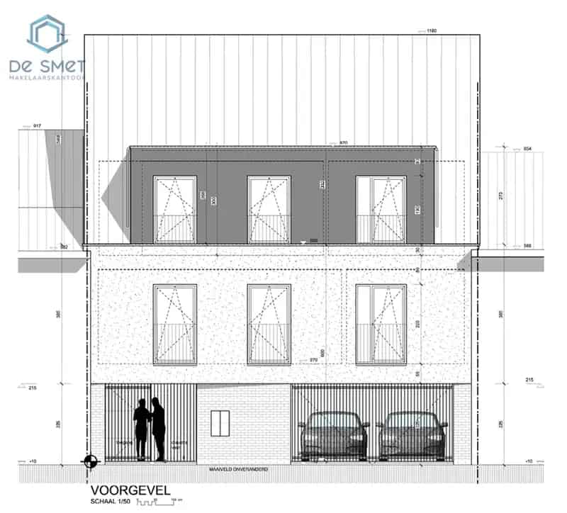 PROJECTGROND VOOR 2 APPARTEMENTEN