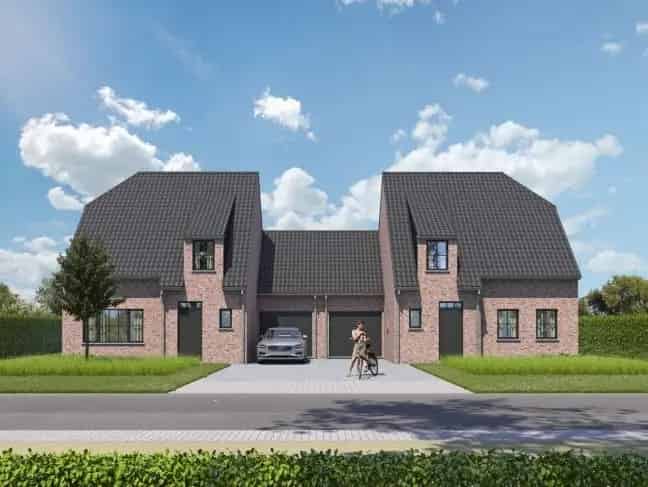 BEN-woning met zuidgerichte tuin op 650m² te Oostveld (Oedelem)