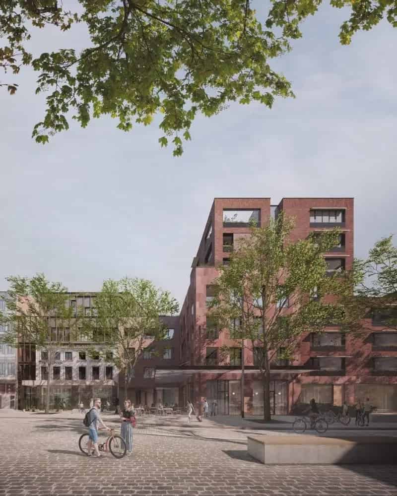 COMMERCIELE RUIMTE voor dienstverlenende functie met terras op toplocatie, 86m² - Res. B'HIVE